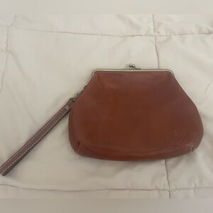 Patricia Nash leather clutch